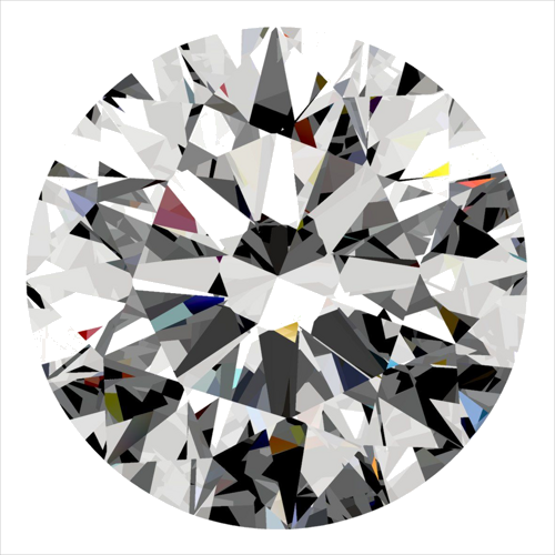 0.32 carat I-VS2 Excellent cut Natūralus Round Deimantas (1)