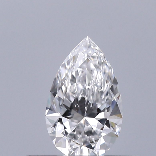 0.3 carat D-VS1 Natūralus Pear Deimantas (1)