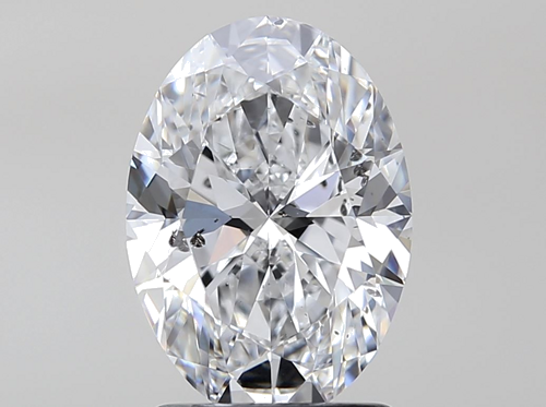 2.01 carat D-SI2 Natūralus Oval Deimantas (1)