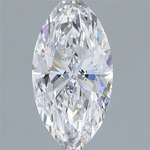 0.55 carat D-SI1 Natūralus Marquise Deimantas (1)
