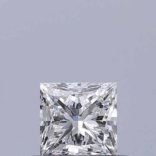 0.37 carat E-VVS2 Natūralus Princess Deimantas (1)