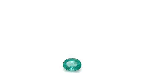 0.44 carat GREEN Oval Smaragdas (1)