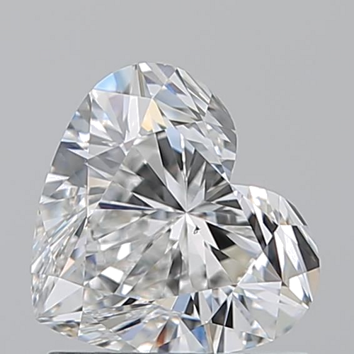 1.05 carat F-VS2 Natūralus Heart Deimantas (1)