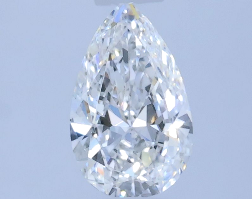 0.3 carat E-VS1 Natūralus Pear Deimantas (1)