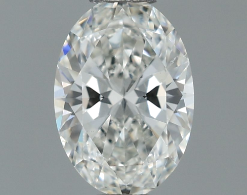 0.5 carat G-SI1 Natūralus Oval Deimantas (1)