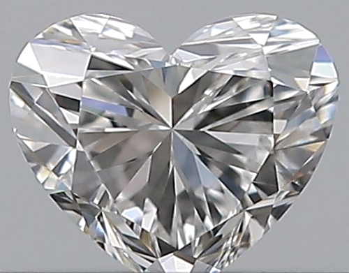 0.3 carat E-VVS2 Natūralus Heart Deimantas (1)