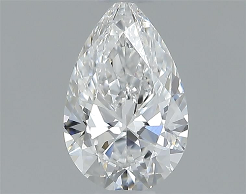 0.33 carat E-VVS2 Natūralus Pear Deimantas (1)