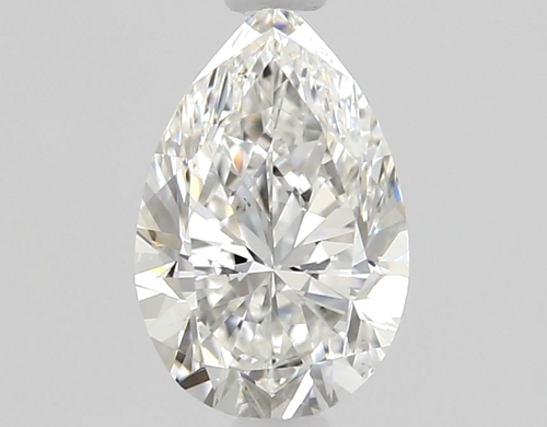 0.7 carat F-VS2 Natūralus Pear Deimantas (1)