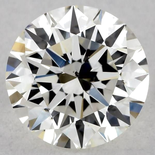 0.57 carat I-VS2 Excellent cut Natūralus Round Deimantas (1)