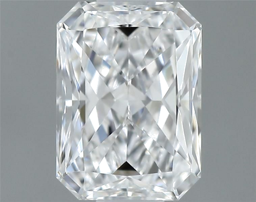 0.44 carat D-VVS2 Natūralus Radiant Deimantas (1)