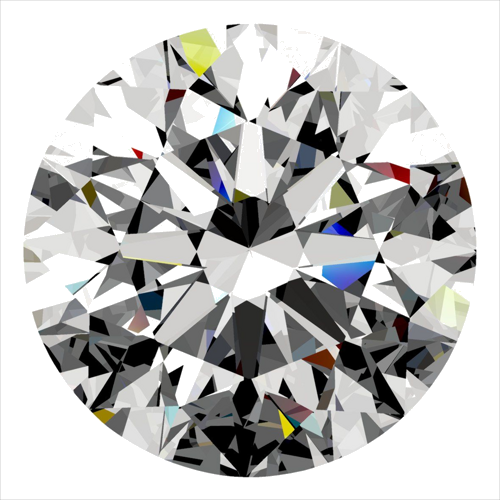 0.4 carat E-VS2 Excellent cut Natūralus Round Deimantas (1)