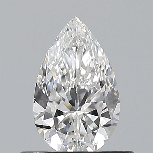 0.51 carat E-VVS2 Natūralus Pear Deimantas (1)