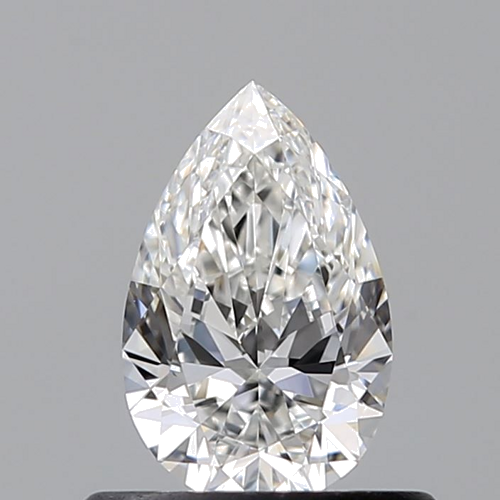 0.51 carat F-VVS1 Natūralus Pear Deimantas (1)