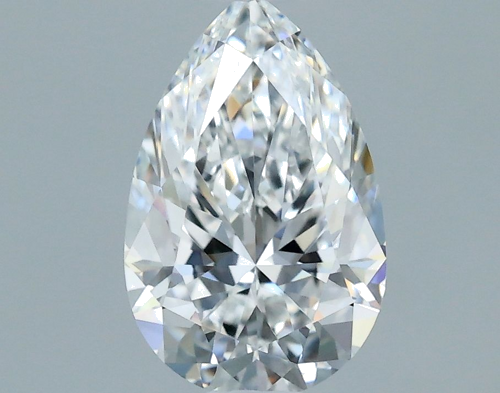 0.7 carat E-VS2 Natūralus Pear Deimantas (1)