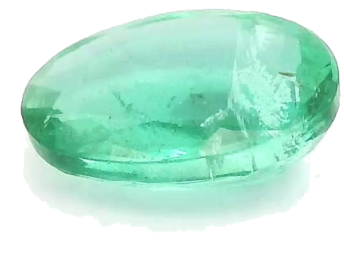 0.45 carat GREEN Oval Smaragdas (1)