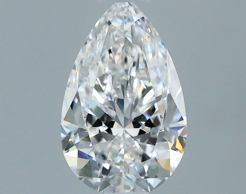 0.57 carat F-VS2 Natūralus Pear Deimantas (1)