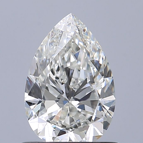 0.7 carat G-VVS1 Natūralus Pear Deimantas (1)