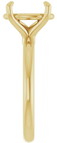 Sužadėtuvių Žiedas 585 Geltonojo Aukso Oval 11mm x 9mm (4)