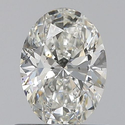 0.61 carat I-SI2 Natūralus Oval Deimantas (1)