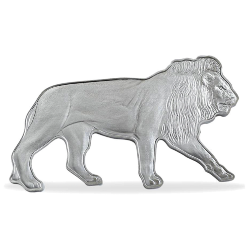 2021 Solomon Islands African Lion 1 oz silver Proof coin in a box (3)