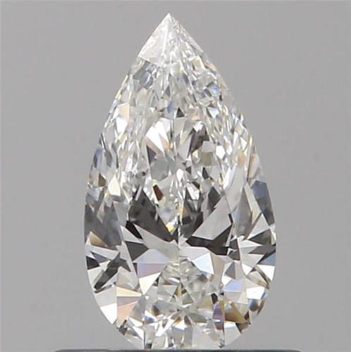 0.45 carat F-VS1 Natūralus Pear Deimantas (1)