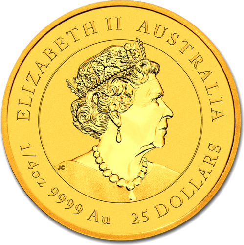 1/4 oz Year of the Mouse (Lunar III) 2020 Australia Gold Coin (2)