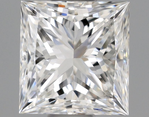 0.5 carat E-VVS1 Natūralus Princess Deimantas (1)