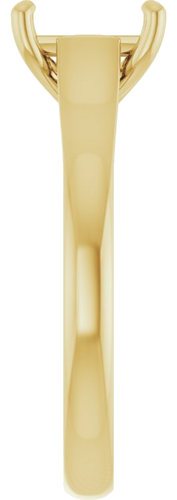 Sužadėtuvių Žiedas „Solitaire“ 585 Geltonojo Aukso Emerald 7mm x 5mm (4)