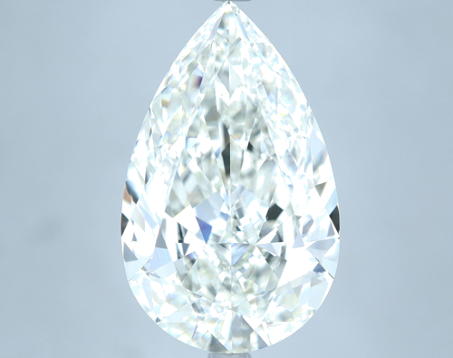 7.06 carat J-VS1 Natūralus Pear Deimantas (1)