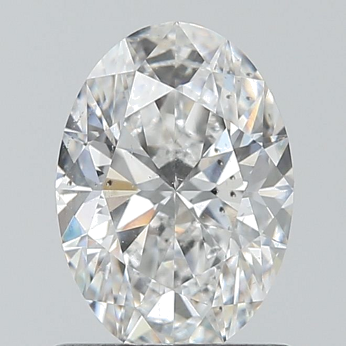 0.9 carat F-SI2 Natūralus Oval Deimantas (1)