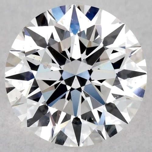 0.54 karato D SI1 EX ROUND Deimantas (1)
