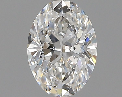 0.51 carat F-SI1 Natūralus Oval Deimantas (1)