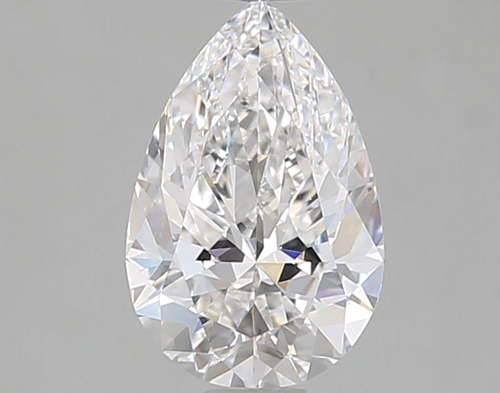 1.0 carat E-VS1 Natūralus Pear Deimantas (1)