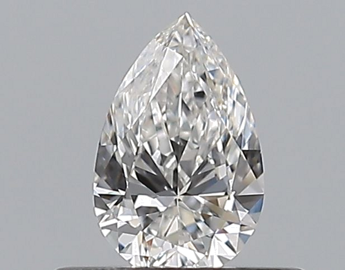0.35 carat E-VS2 Natūralus Pear Deimantas (1)