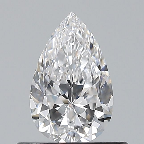 0.5 carat D-VS1 Natūralus Pear Deimantas (1)