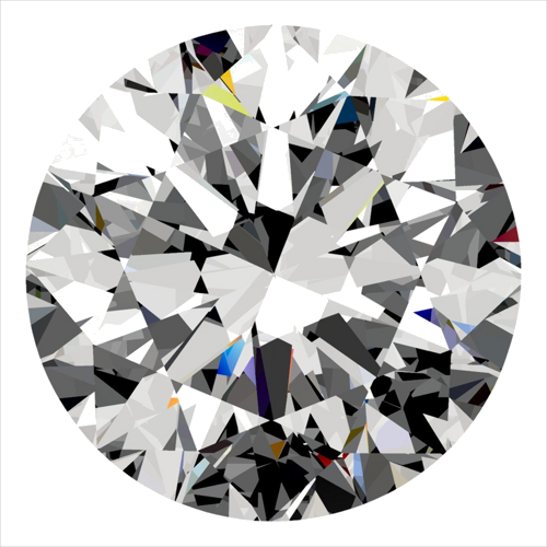0.5 carat H-VS1 Very Good cut Natūralus Round Deimantas (1)