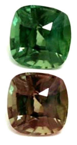 0.41 carat GREEN Cushion Alexandrite (1)