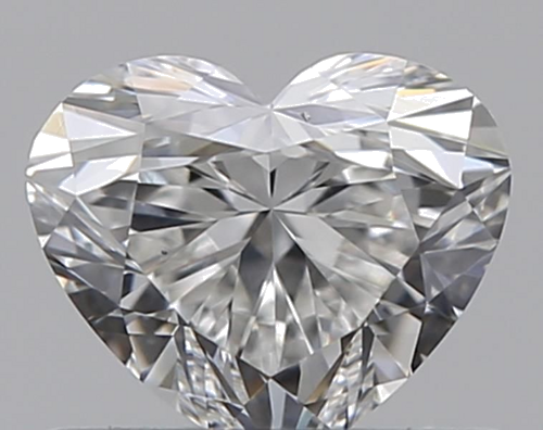 0.5 carat F-VS2 Natūralus Heart Deimantas (1)