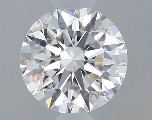 0.44 carat F-VVS2 Excellent cut Natūralus Round Deimantas (1)