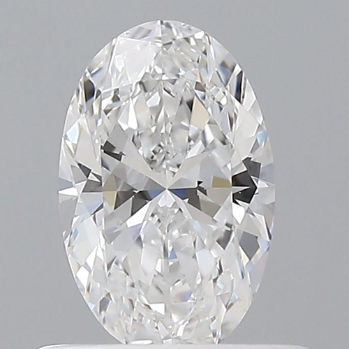 0.52 carat D-VVS1 Natūralus Oval Deimantas (1)