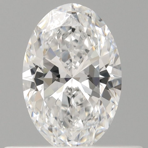 0.44 carat D-VVS2 Natūralus Oval Deimantas (1)