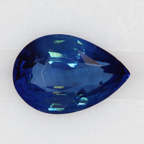 2.83 carat BLUE Pear Safyras (1)