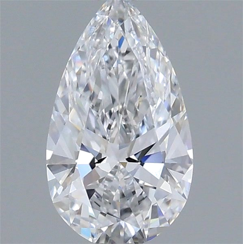 0.81 carat D-VVS1 Natūralus Pear Deimantas (1)