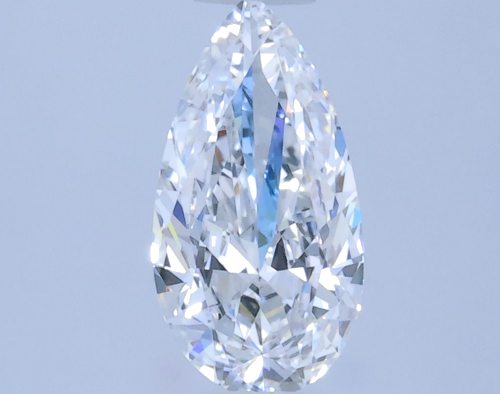 0.31 carat D-VVS2 Natūralus Pear Deimantas (1)