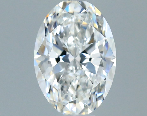 0.5 carat E-VS1 Natūralus Oval Deimantas (1)