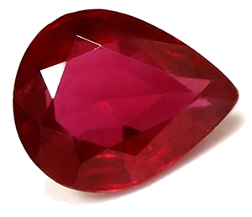 0.56 carat RED Pear Rubinas (1)
