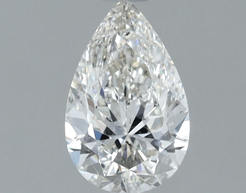 0.81 carat I-SI1 Natūralus Pear Deimantas (1)