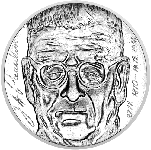 10 markas Prezidents Pāsikivi 1970 Somija sudraba monēta (1)