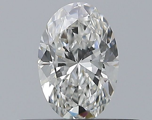 0.35 carat G-VVS2 Natūralus Oval Deimantas (1)
