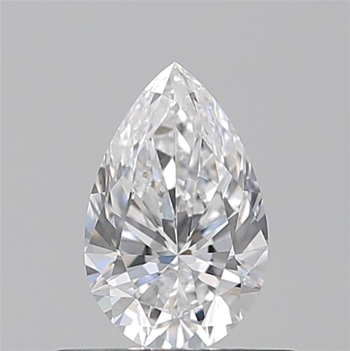 0.54 carat D-VVS2 Natūralus Pear Deimantas (1)